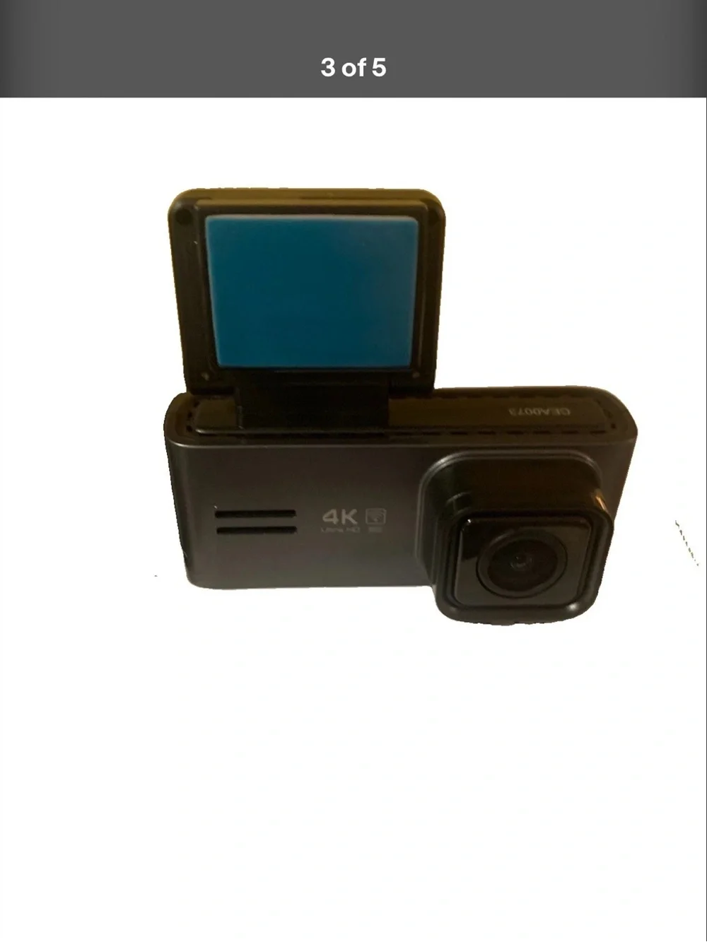 M572 4K Dash Cam - Black Front and Rear Recording
